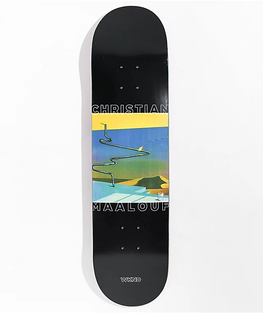 WKND Fire In The Pipe 8.0\" Skateboard Deck