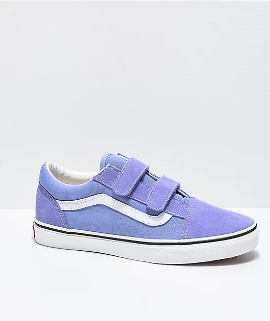 87821-vans-old-skool-v-pale-iris-true-white-skate-shoes-1.webp Vans Old Skool V Pale Iris & True White Skate Shoes