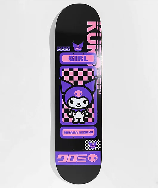Girl x Sanrio Geering Tokyo Speed 8.0\" Skateboard Deck
