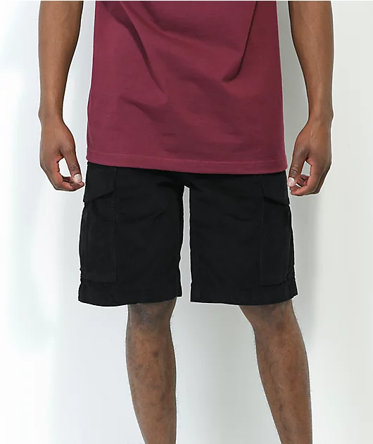 DGK O.G.S. Black Corduroy Cargo Shorts