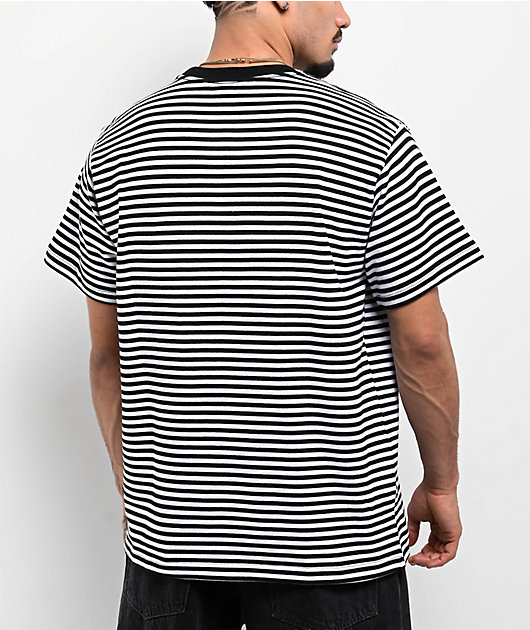 88069-obey-established-works-eyes-black-white-stripe-t-shirt-2.jpg Obey Established Works Eyes Black & White Stripe T-Shirt