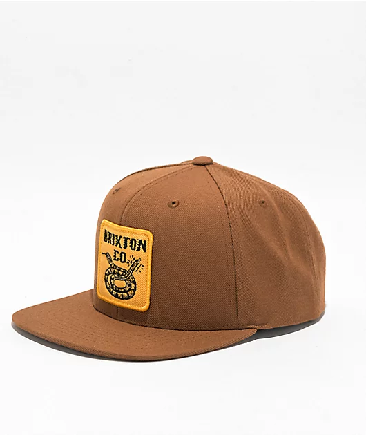 88099-brixton-homer-sepia-snapback-1.webp Brixton Homer Sepia Snapback