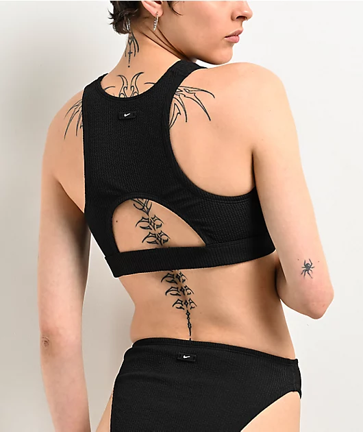 88115-nike-elevated-essential-high-neck-black-bikini-top-2.webp Nike Elevated Essential High Neck Black Bikini Top