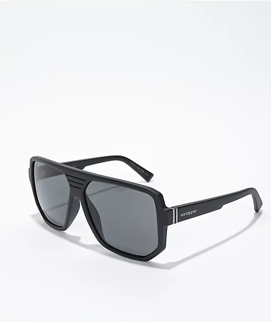 VONZIPPER Roller Black Satin & Polar Sunglasses