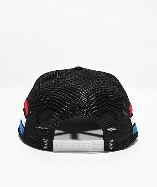 88164-heat-wave-4-speed-stripe-black-trucker-hat-2.webp Heat Wave 4 Speed Stripe Black Trucker Hat