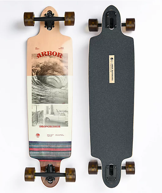 Arbor Drop Cruiser Photo Collection 2021 38\" Double Drop Longboard Complete
