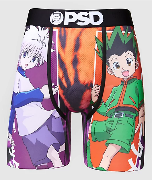 PSD x Hunter x Hunter Gon x Killua Split Boxer Briefs
