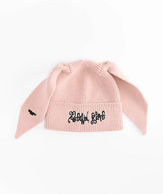 88592-personal-fears-bunny-ears-pink-beanie-1.webp Personal Fears Bunny Ears Pink Beanie