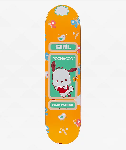 Girl x Hello Kitty and Friends Pacheco 8.0\" Skateboard Deck