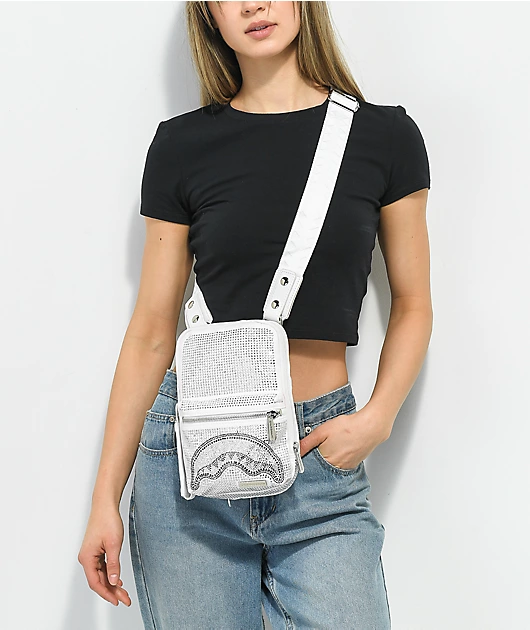 88908-sprayground-trinity-white-crossbody-bag-2.webp Sprayground Trinity White Crossbody Bag