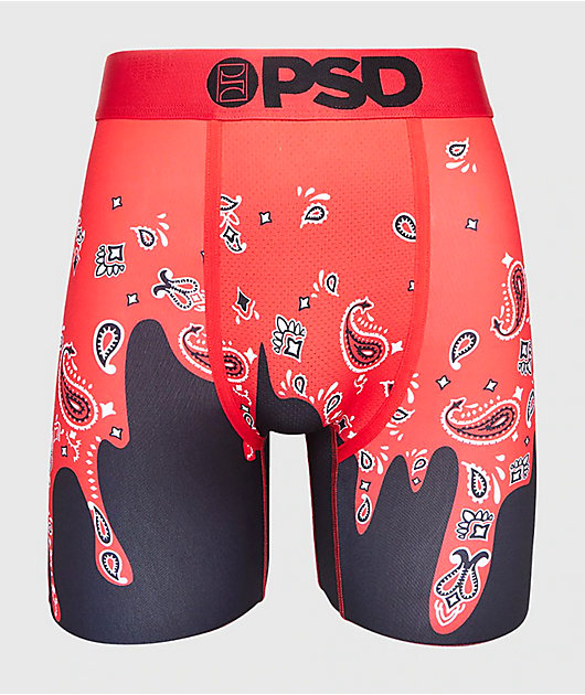 PSD Bandana Melt Red Boxer Briefs