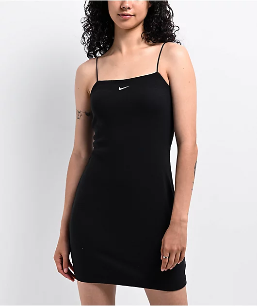 89304-nike-sportswear-chill-knit-mini-rib-black-cami-dress-1.webp Nike Sportswear Chill Knit Mini-Rib Black Cami Dress