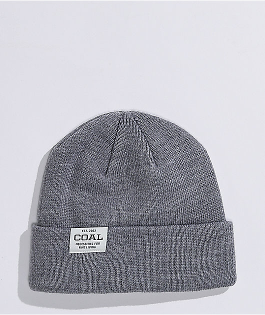 89547-coal-the-uniform-low-heather-grey-beanie-1.jpg Coal The Uniform Low Heather Grey Beanie