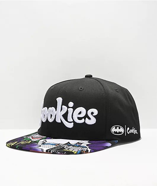 Cookies x Batman Collage Black Snapback Hat