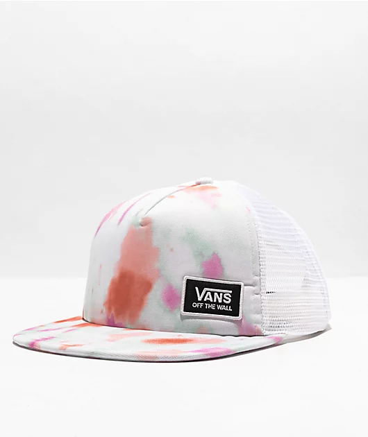 Vans Beach Bound II White Tie Dye Trucker Hat