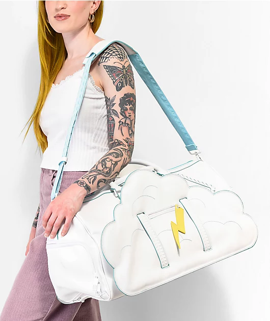 90321-sprayground-cloud-white-duffle-bag-2.webp Sprayground Cloud White Duffle Bag