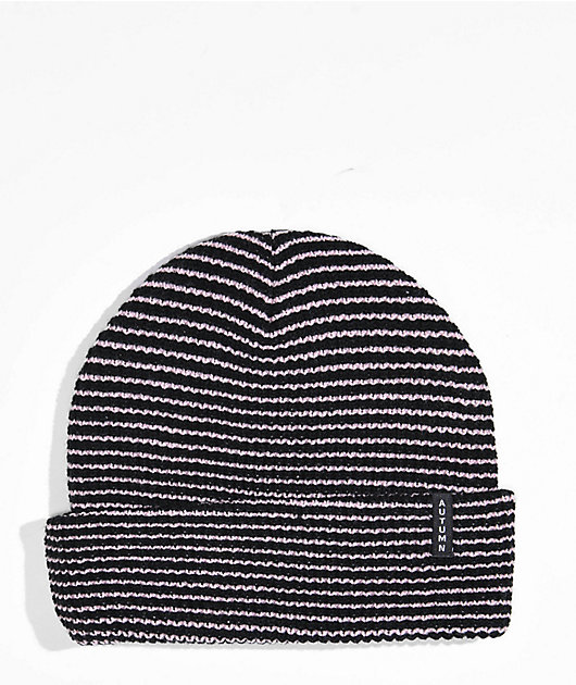 Autumn Pink Stripe Beanie