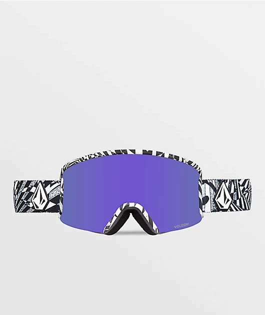 90723-volcom-garden-op-art-purple-chrome-snowboard-goggles-2.webp Volcom Garden OP Art & Purple Chrome Snowboard Goggles
