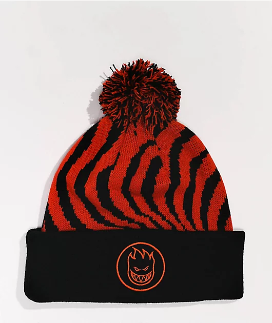 90888-spitfire-classic-swirl-black-red-pom-beanie-1.webp Spitfire Classic Swirl Black & Red Pom Beanie
