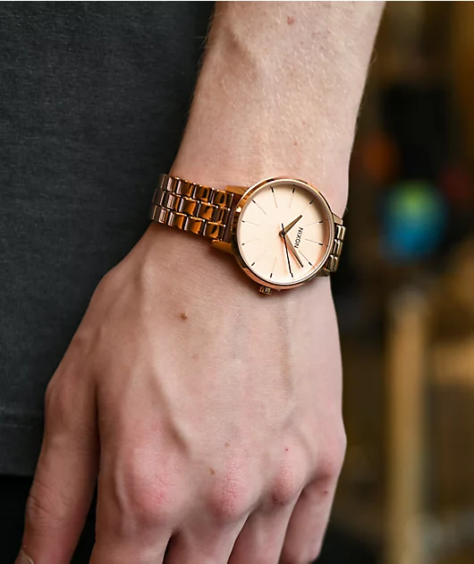 90950-nixon-kensington-rose-gold-analog-watch-4.webp Nixon Kensington Rose Gold Analog Watch