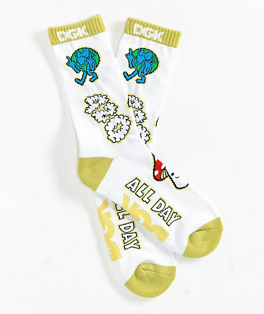 90998-dgk-chaos-white-crew-socks-1.webp DGK Chaos White Crew Socks