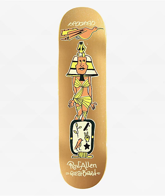 Krooked Ron Allen Guest 8.25\" Skateboard Deck