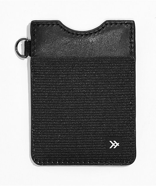 Thread Vertical Black Cardholder Wallet