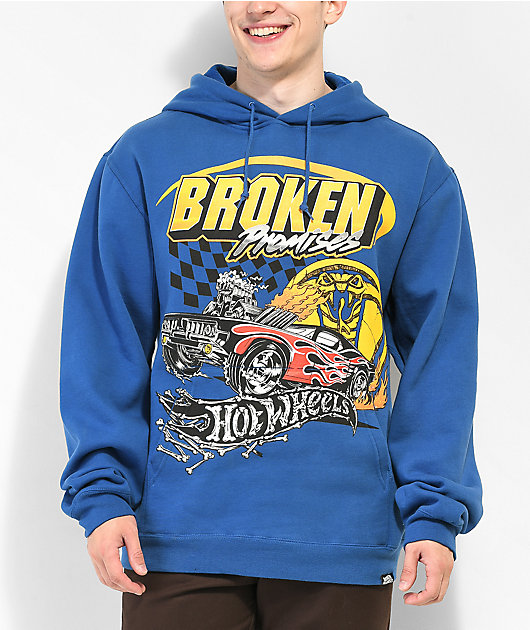 91279-broken-promises-x-hot-wheels-heart-race-blue-hoodie-1.jpg Broken Promises x Hot Wheels Heart Race Blue Hoodie