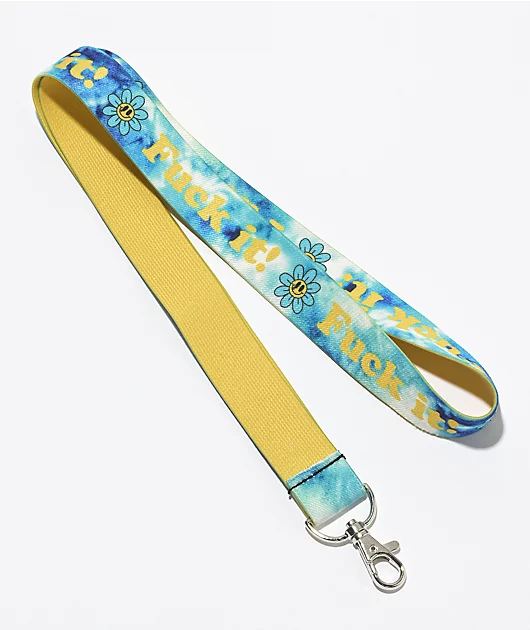 Artist Collective Fuckit Blue Lanyard