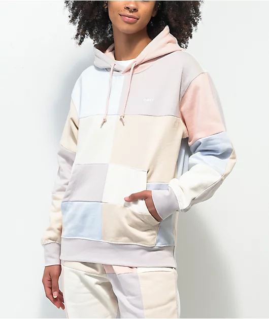 Obey Lockdown Pastel Colorblock Hoodie