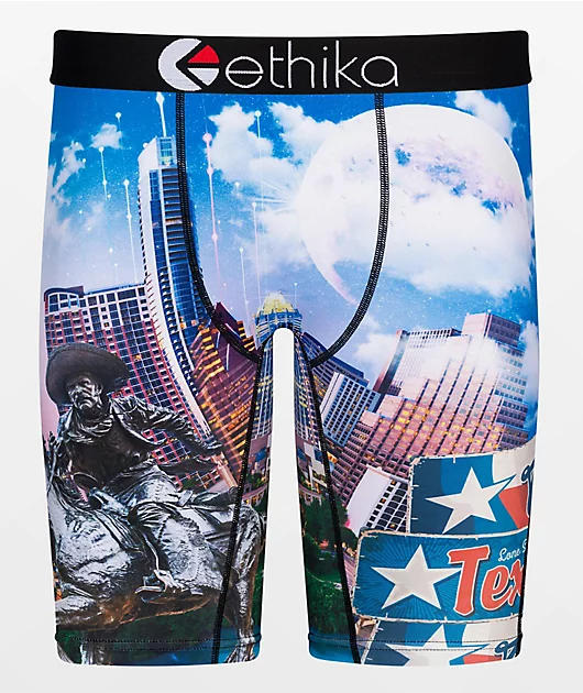 Ethika Men's Lonestar Boxer Briefs