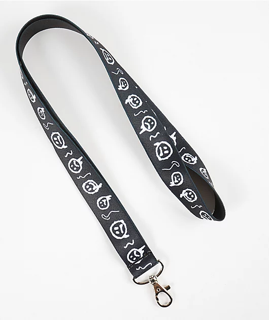 Empyre Spray Smile Black Lanyard