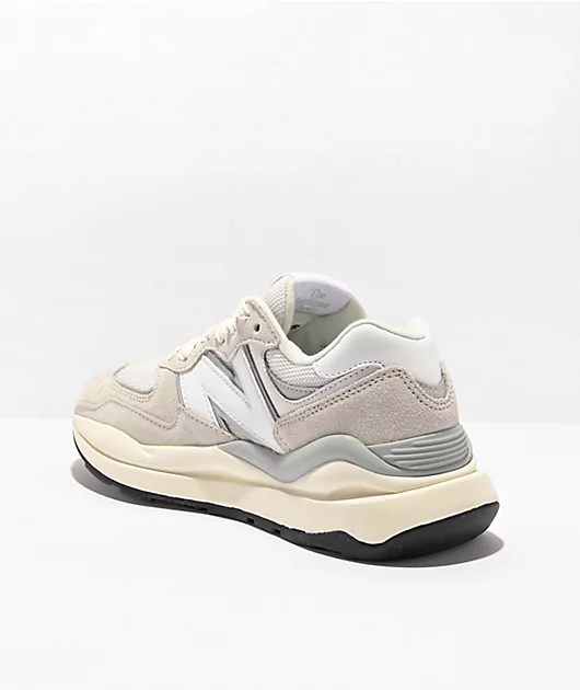 New Balance Lifestyle 5740 Nimbus, Sea Salt, & White Shoes