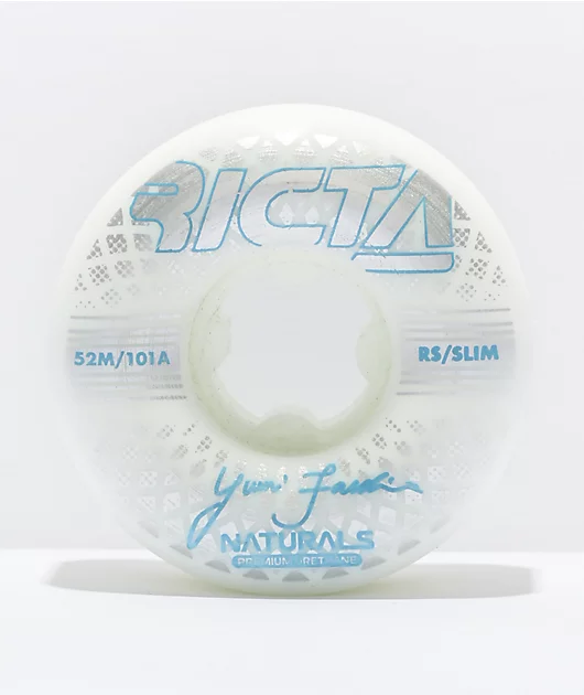 Ricta Yuri Reflective Slim 52mm 101a Skateboard Wheels