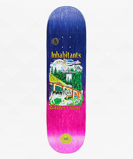 92418-habitat-silas-inhabitants-8.5-skateboard-deck-1.webp Habitat Silas Inhabitants 8.5\" Skateboard Deck