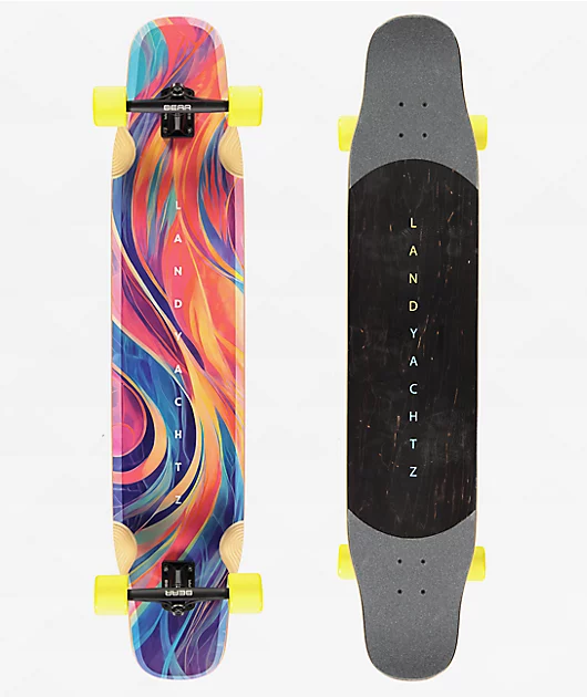 Landyachtz Stratus Texture Flow 46\" Longboard Complete