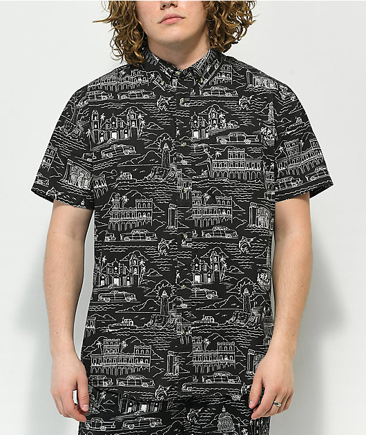 92871-dark-seas-castillo-black-short-sleeve-button-up-shirt-1.jpg Dark Seas Castillo Black Short Sleeve Button Up Shirt