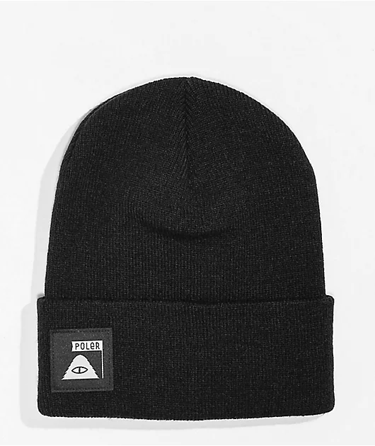 Poler Daily Driver Black Beanie
