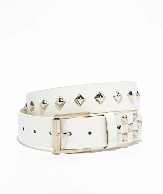 92956-empyre-scatter-stud-white-belt-1.webp Empyre Scatter Stud White Belt