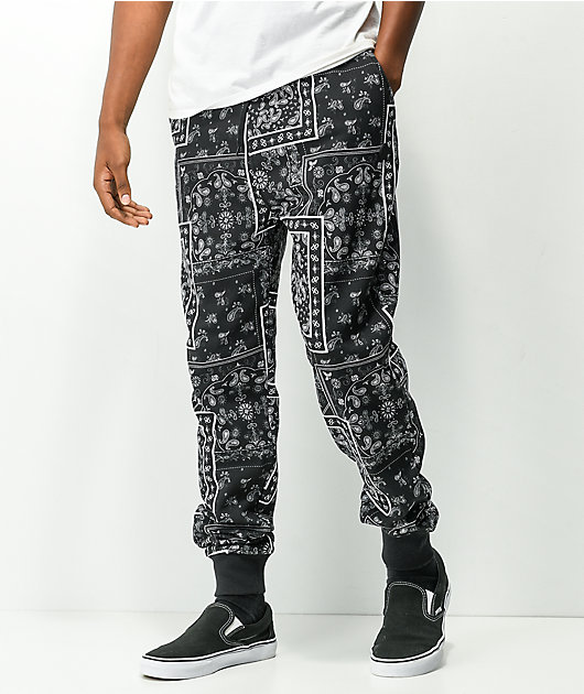 Ninth Hall Bandana Black Jogger Sweatpants