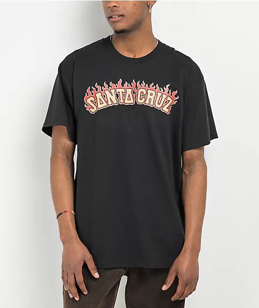 93658-santa-cruz-flamed-collegiate-black-t-shirt-1.webp Santa Cruz Flamed Collegiate Black T-Shirt