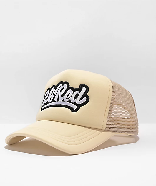 26 Red Cream Trucker Hat