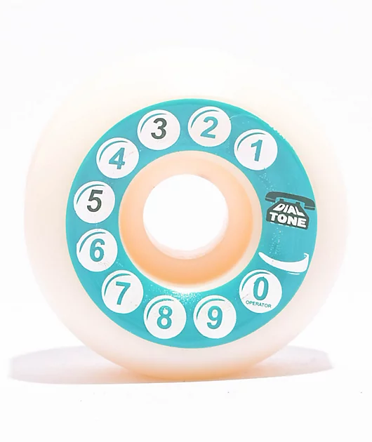 93801-dial-tone-og-rotary-53mm-101a-white-skateboard-wheels-1.webp Dial Tone OG Rotary 53mm 101a White Skateboard Wheels