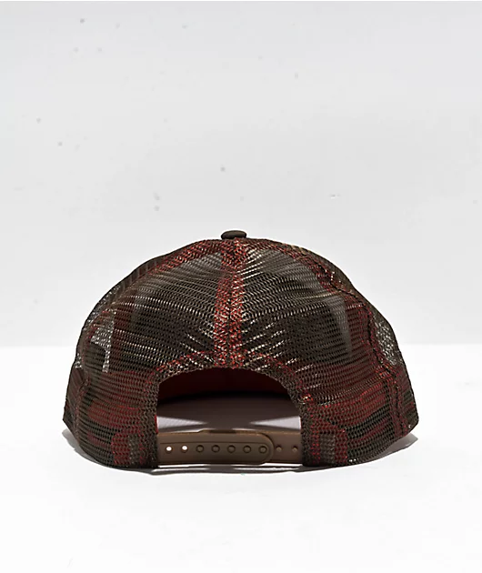 Airblaster Grampa Chocolate & Red Trucker Hat
