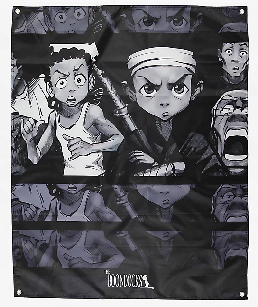 The Boondocks Samurai Huey Banner