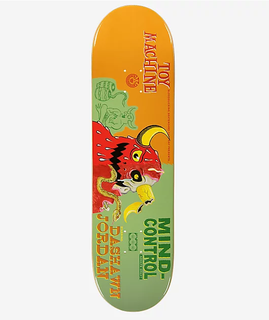 Toy Machine Dashawn Mind Control 8.38\" Skateboard Deck