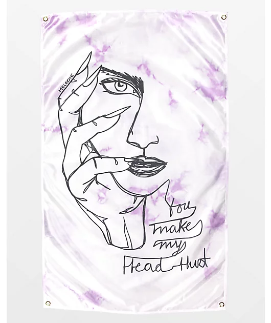Melodie Headache Purple Banner