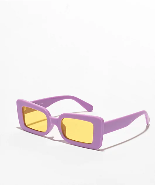 Empyre Lana Lavender & Yellow Sunglasses