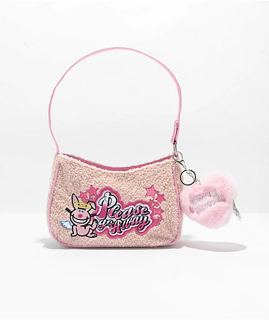 Broken Promises x Happy Bunny Go Away Pink Purse