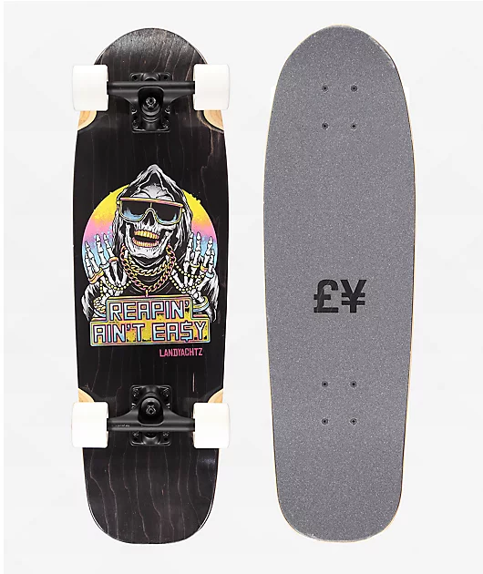 Landyachtz Dinghy Blunt Reapin Aint Eazy 28.5\" Cruiser Skateboard Complete